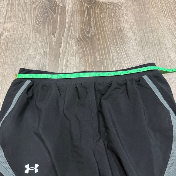 Under Armour Black and Grey Heatgear Running Shorts - Picture 8 of 10